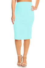Load image into Gallery viewer, Plus Size Knee length pencil Skirt
