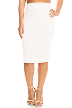 Load image into Gallery viewer, Plus Size Knee length pencil Skirt