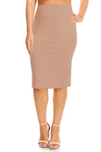 Load image into Gallery viewer, Plus Size Knee length pencil Skirt