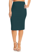 Load image into Gallery viewer, Plus Size Knee length pencil Skirt