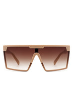 Load image into Gallery viewer, Oversize Square Flat Top Fashion Women Sunglasses
