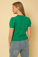 Cargar imagen en el visor de la galería, Hello Beautiful Short Sleeve Sweater Top
