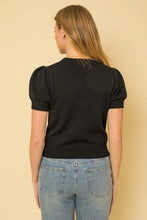 Cargar imagen en el visor de la galería, Hello Beautiful Short Sleeve Sweater Top
