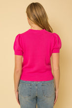 Cargar imagen en el visor de la galería, Hello Beautiful Short Sleeve Sweater Top
