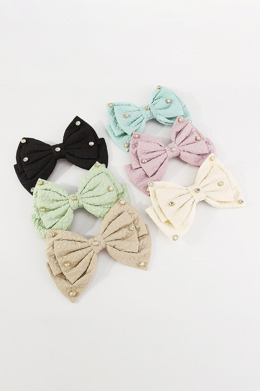 Bow Hair Barrette