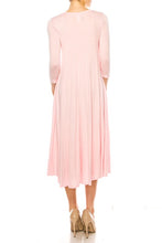 Cargar imagen en el visor de la galería, Solid jersey knit a-line dress
