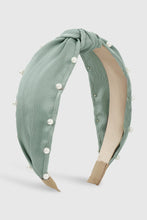 Cargar imagen en el visor de la galería, Vintage Solid Pearl Headband
