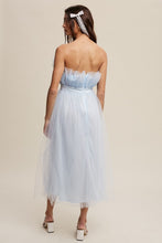 Cargar imagen en el visor de la galería, Paper Bag Frill Tulle Maxi Dress
