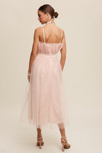 Cargar imagen en el visor de la galería, Paper Bag Frill Tulle Maxi Dress
