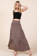 Cargar imagen en el visor de la galería, Solid Tiered Ruffle Skirt
