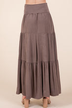 Cargar imagen en el visor de la galería, Solid Tiered Ruffle Skirt

