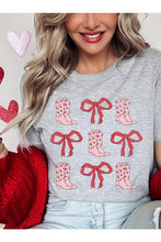 Load image into Gallery viewer, Croquette Cowgirl Valentine Graphic Tee
