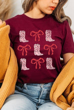 Load image into Gallery viewer, Croquette Cowgirl Valentine Graphic Tee
