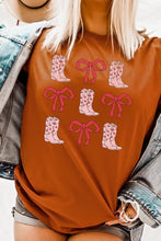 Load image into Gallery viewer, Croquette Cowgirl Valentine Graphic Tee
