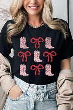 Load image into Gallery viewer, Croquette Cowgirl Valentine Graphic Tee
