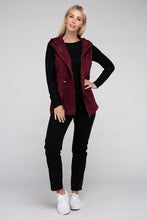 Cargar imagen en el visor de la galería, Drawstring Waist Military Hoodie Vest
