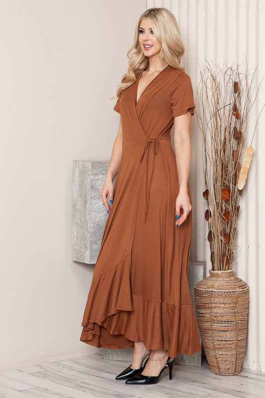 Jane Wrap Maxi Dress