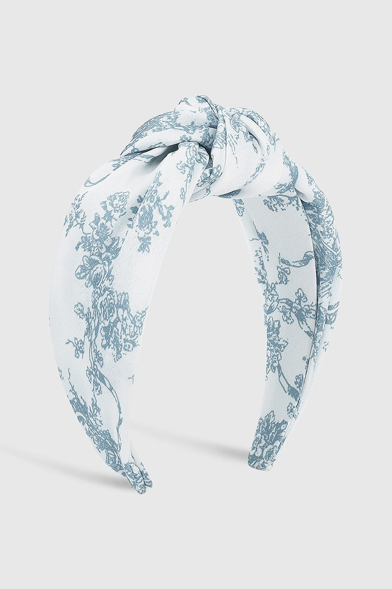 Toile Topknot Headband