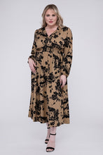 Cargar imagen en el visor de la galería, Smocked High Waist Midi Dress
