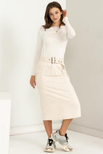 Cargar imagen en el visor de la galería, Professional Poise Buckled Belt Cargo Skirt
