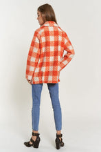 Cargar imagen en el visor de la galería, Fuzzy Boucle Textured Double Breasted Coat Jacket
