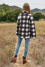 Cargar imagen en el visor de la galería, Fuzzy Boucle Textured Double Breasted Coat Jacket
