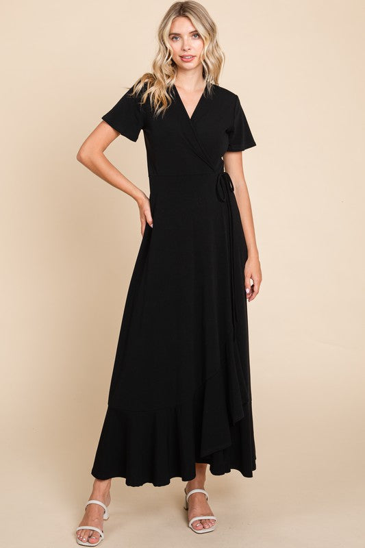 Jane Wrap Maxi Dress