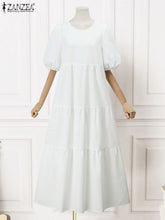 Cargar imagen en el visor de la galería, Kimberly Puff Sleeve Dress
