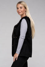 Cargar imagen en el visor de la galería, Drawstring Waist Military Hoodie Vest
