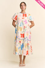 Cargar imagen en el visor de la galería, Coquette Garden Midi Dress
