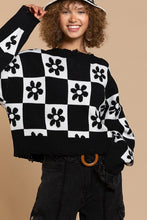 Cargar imagen en el visor de la galería, Oversized Round Neckline Sweater Top
