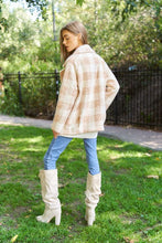 Cargar imagen en el visor de la galería, Fuzzy Boucle Textured Double Breasted Coat Jacket
