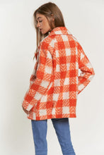 Cargar imagen en el visor de la galería, Fuzzy Boucle Textured Double Breasted Coat Jacket
